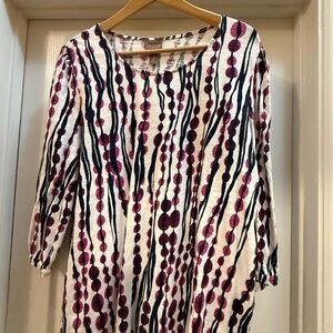 Chico's Multicolor Striped Blouse